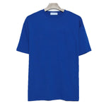 Brabora Men’s Loose Solid Color T-Shirt Summer Thin Cotton Casual Short Sleeve Top