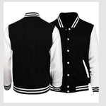 Brabora Men’s Baseball Jacket Loose Fit Cotton Casual Varsity Style