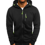 Brabora Men’s Cotton Hoodie Jacket Casual Zip-Up Camouflage Cardigan