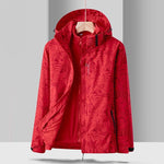 Brabora Men’s Breathable Assault Suit Waterproof Camouflage Detachable Outdoor Ski & Hiking Jacket Set