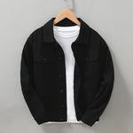 Brabora Men’s French Retro Denim Jacket Shirt Japanese Workwear Casual Spring & Autumn Coat